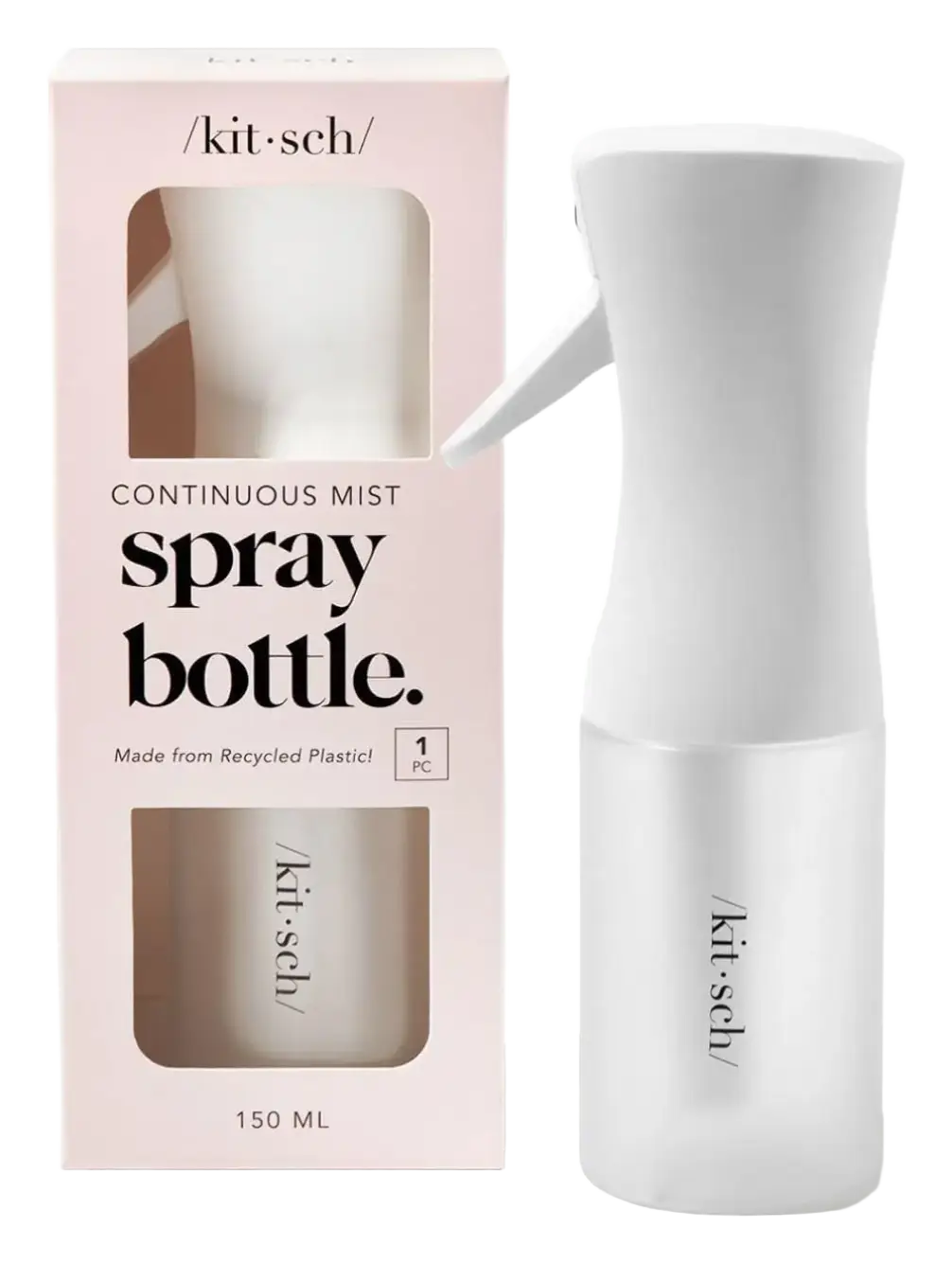 Kitsch Continuous Mist Spray Bottle White