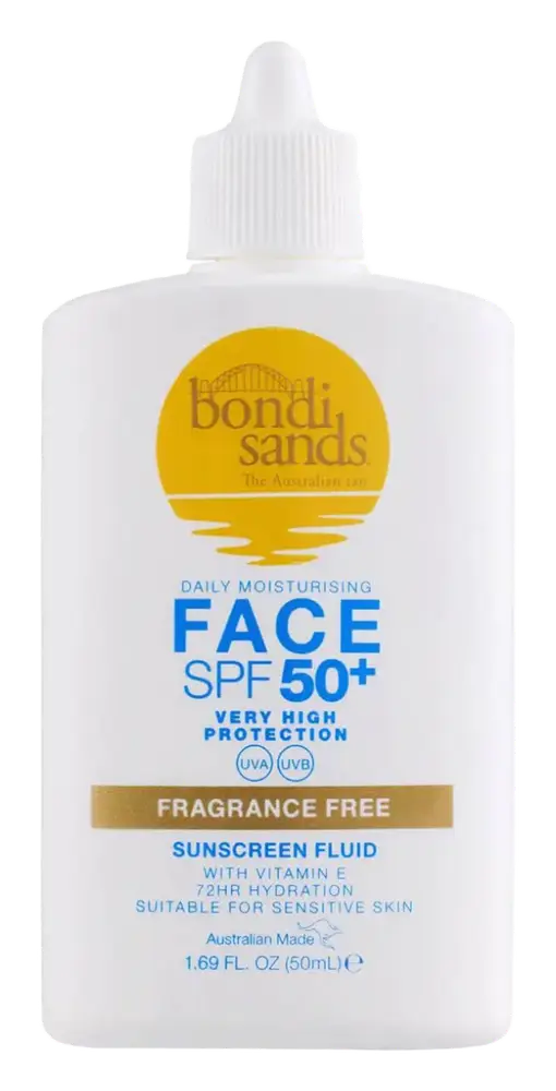 bondi sands SPF 50+ Fragrance Free Face Fluid