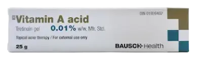 Bausch Health Vitamin A Acid Tretinoin Gel 0.01