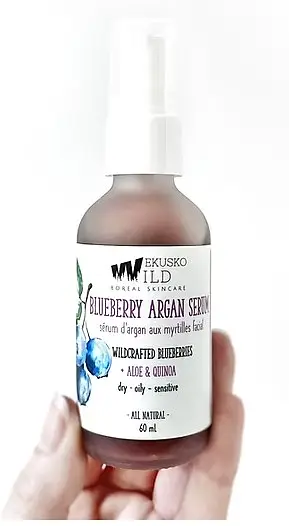 Wekusko Wild Blueberry Argan Milk Serum