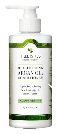Tree to Tub Moisturizing Argan Oil Conditioner Awakening Peppermint