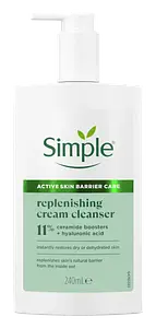 Simple Skincare Replenishing Face Cream Cleanser