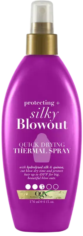 OGX Beauty Protecting + Silky Blowout Quick Drying Thermal Spray