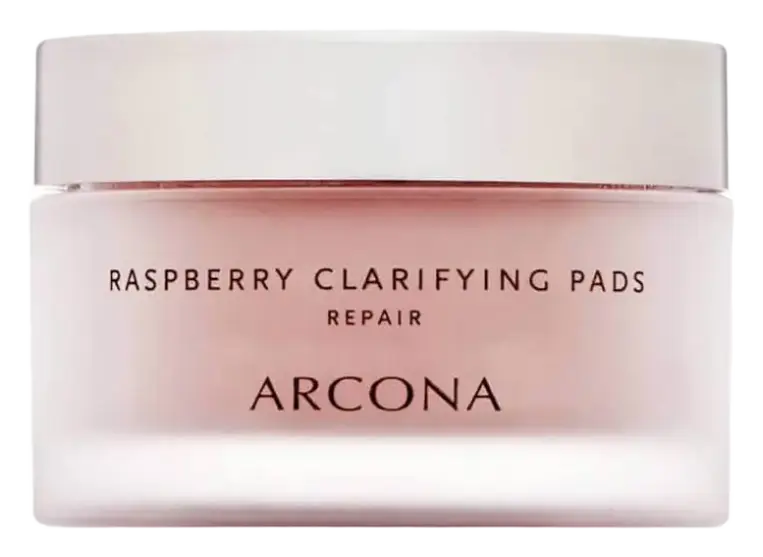 Arcona Raspberry Clarifying Pads Blemish Reducing Face Toner Pads