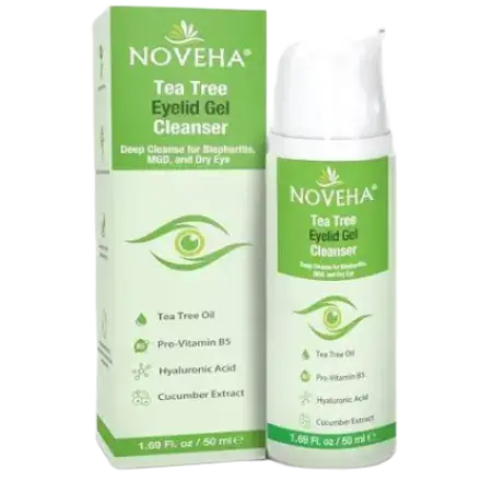Noveha Tea Tree Eyelid Gel Cleanser