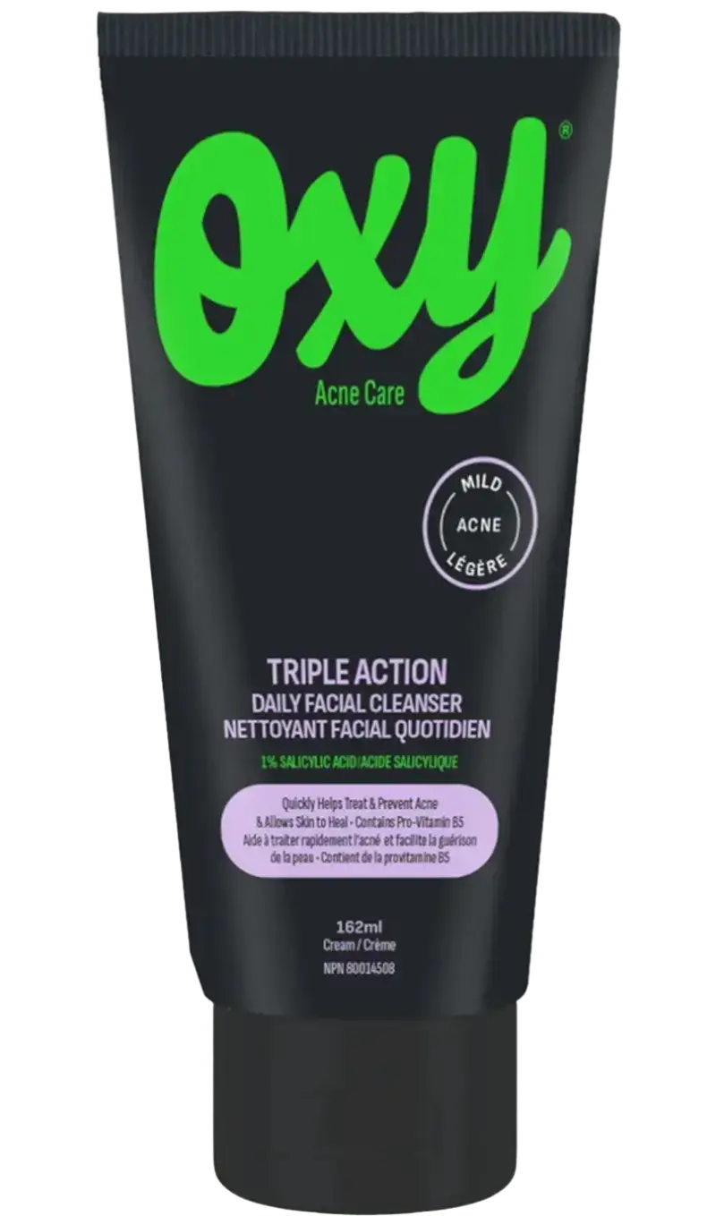 Oxy Triple Action Daily Facial Cleanser