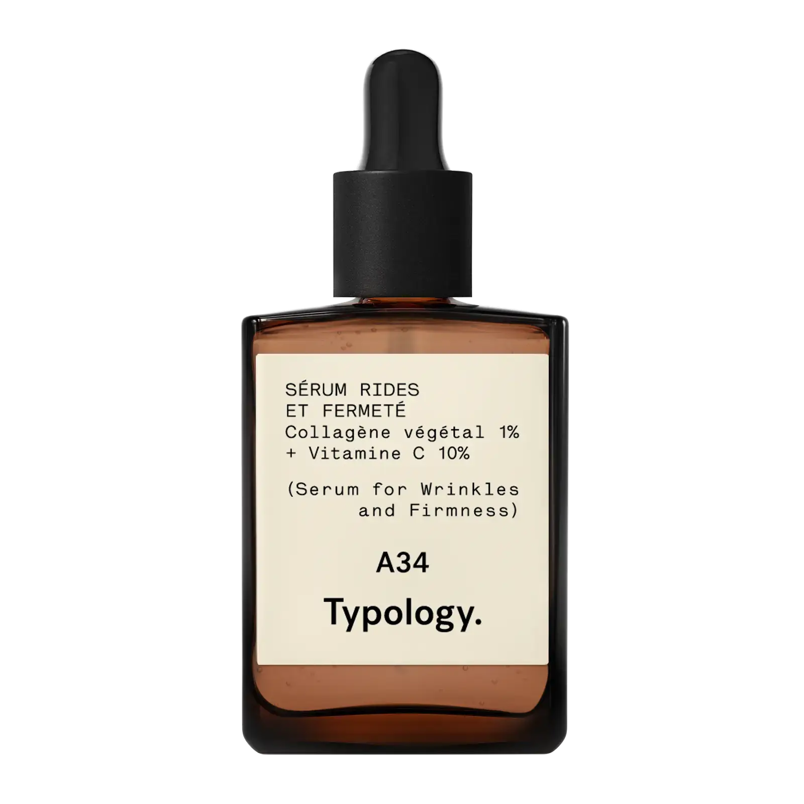 Typology A34 1% Plant Collagen + 10% Vitamin C Serum For Wrinkles And Firmness