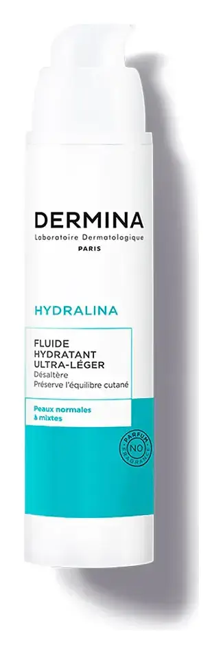 Dermina Hydralina Ultra-Light Moisturizing Fluid