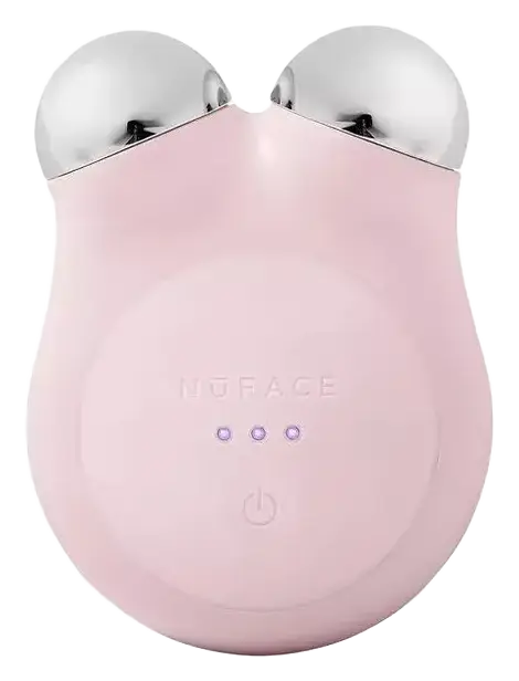 Nuface Mini+ Smart Petite Facial Toning Device Sandy Rose