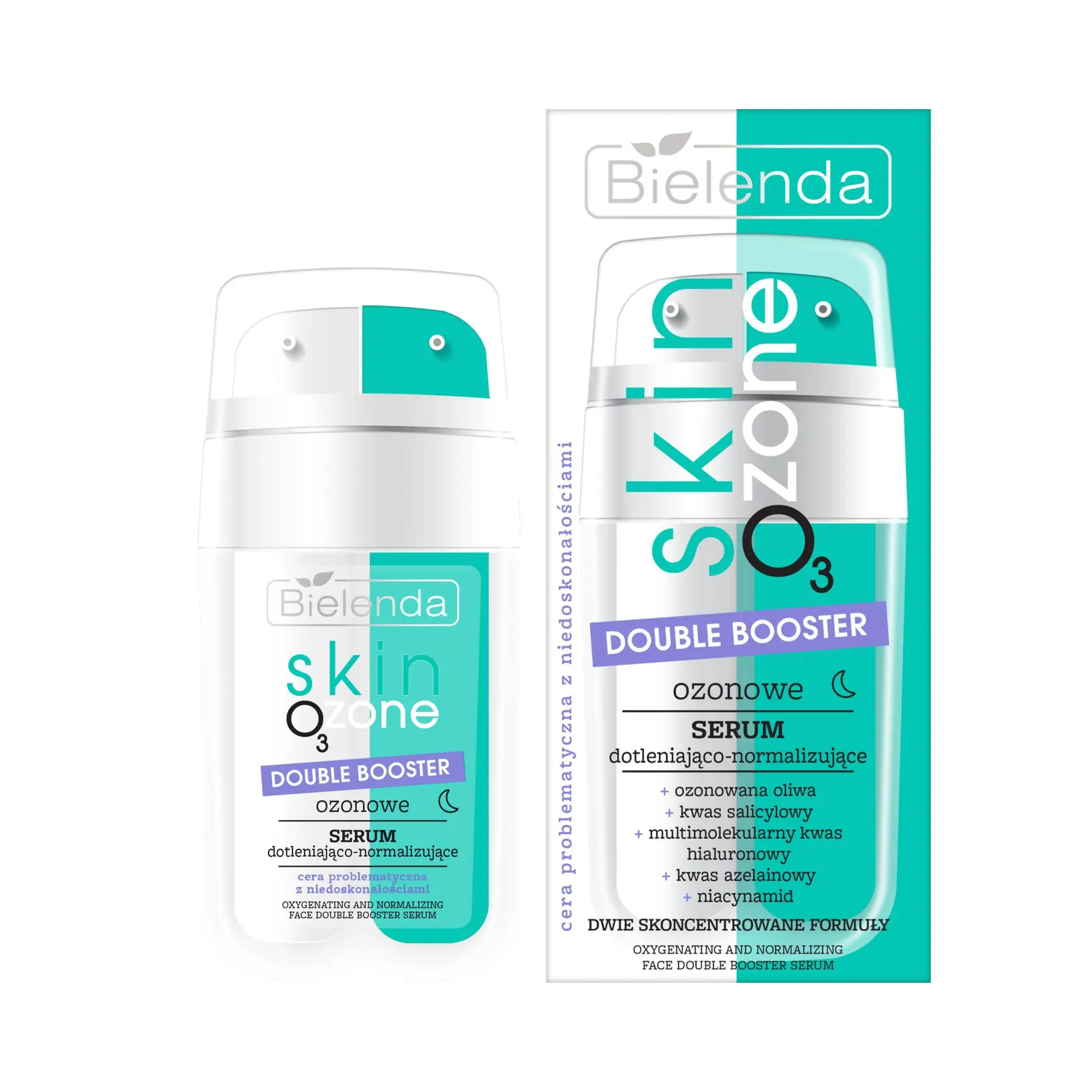 Bielenda Skin O3 Zone Double Booster Ozonowe Serum Dotleniająco-Normalizujące