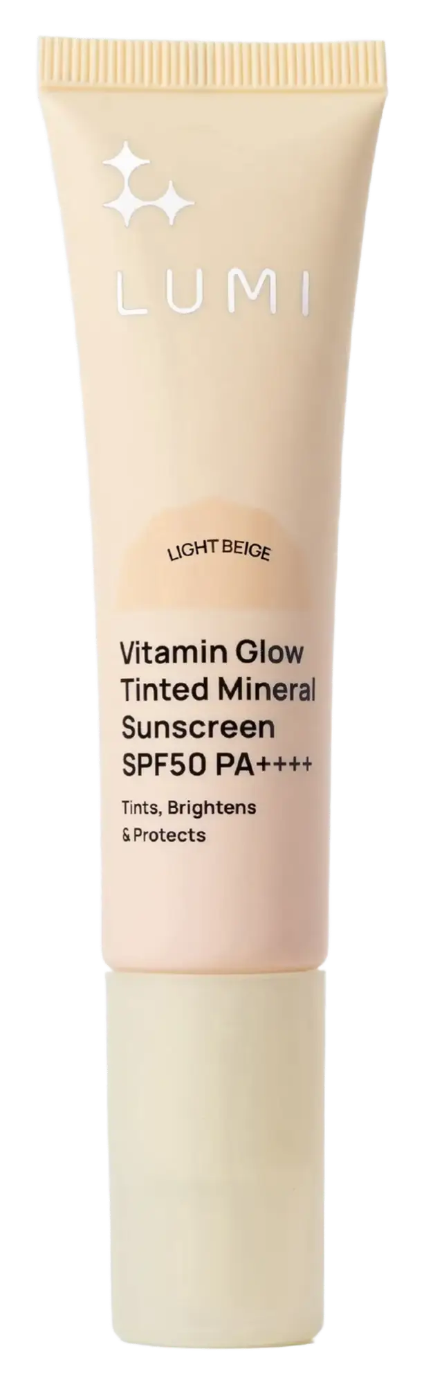 Lumi Vitamin Glow Tinted Mineral Sunscreen SPF 50 Light Beige
