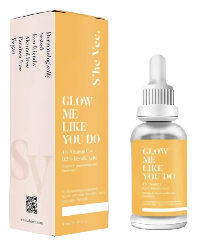 S'he vec Glow Me Like You Do 4% Vitamin C + 0.5% Ferulic Acid