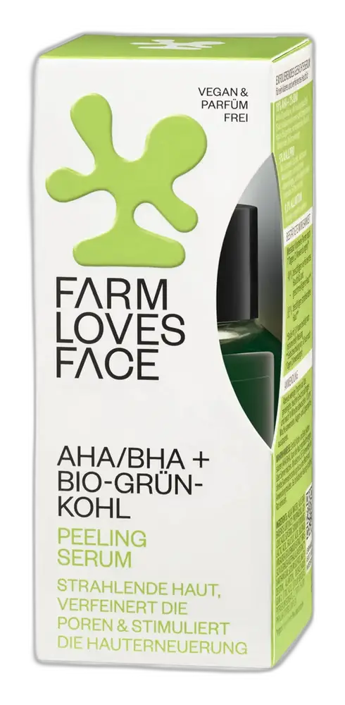 Farm Loves Face AHA/BHA + Bio-Grünkohl Peeling Serum