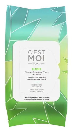 C’est Moi Clarify Blemish Cleansing Wipes for Acne