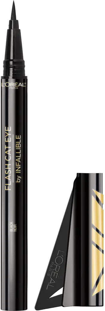 L'Oreal Infallible Flash Cat Eye Waterproof Brush Tip Liquid Eyeliner Black