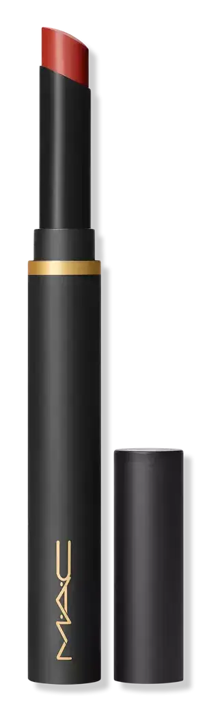 Mac Cosmetics Powder Kiss Velvet Blur Slim Lipstick Devoted to Chili