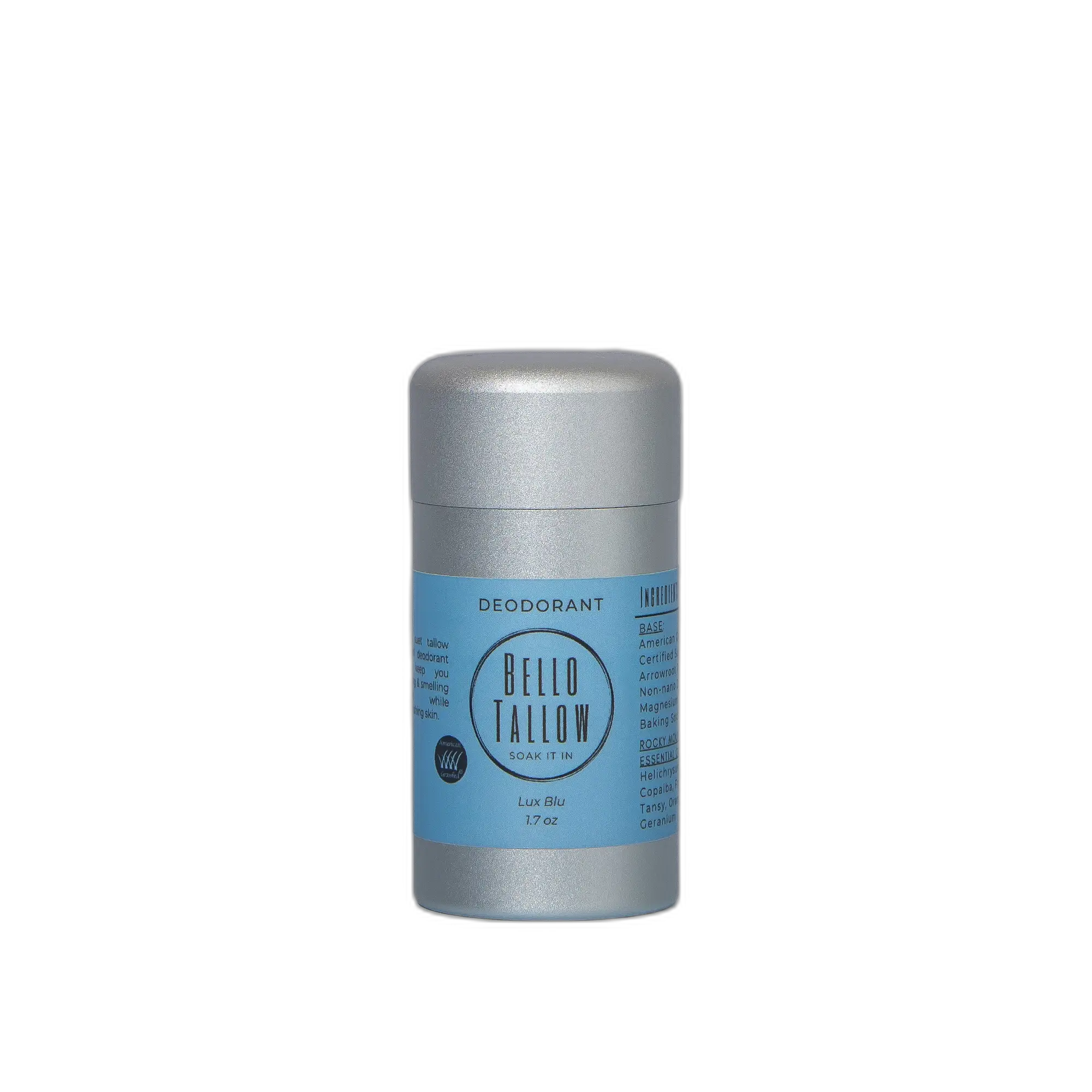 Bello Tallow Deodorant Lux Blu