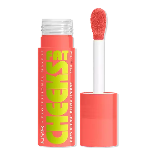 NYX Cosmetics Fat Cheeks Dewy Liquid Blush Papaya Plump