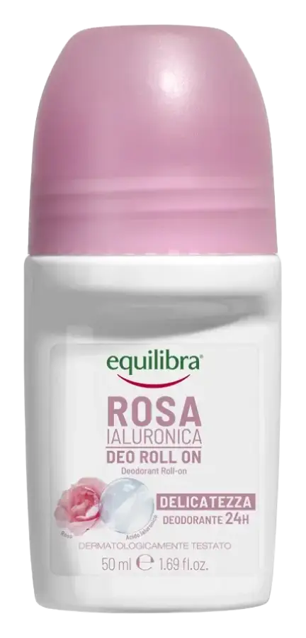 Equilibra Rose Hyaluronic Acid Deodorant Roll-On