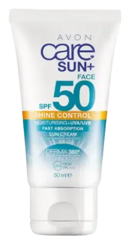 AVON Face Shine Control Sun Cream SPF 50