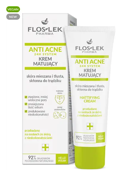 Flos-lek Anti Acne 24h System Mattifying Cream