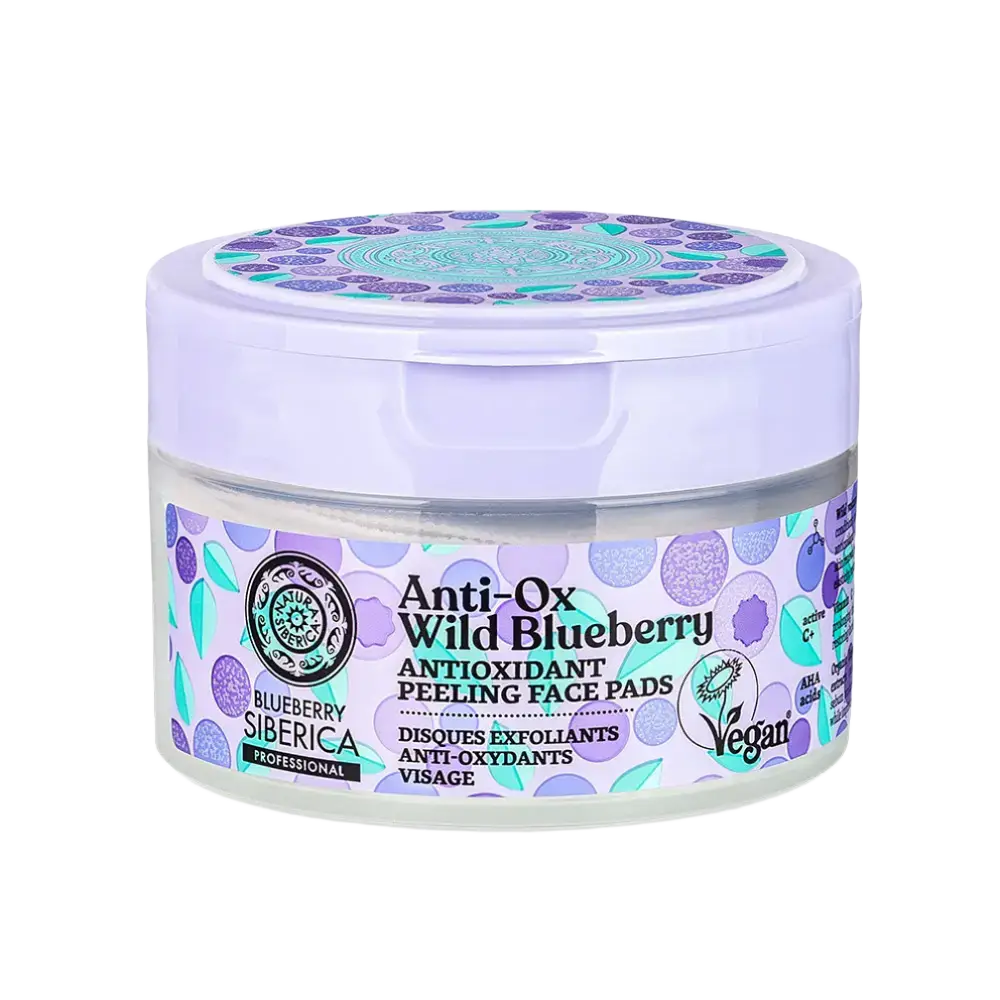 Natura Siberica Anti-Ox Wild Blueberry Antioxidant Peeling Face Pads