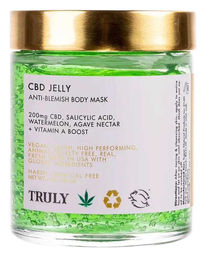 Truly CBD Jelly Anti-Blemish Body Mask