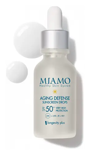 MIAMO Aging Defense Sunscreen Drops SPF 50+