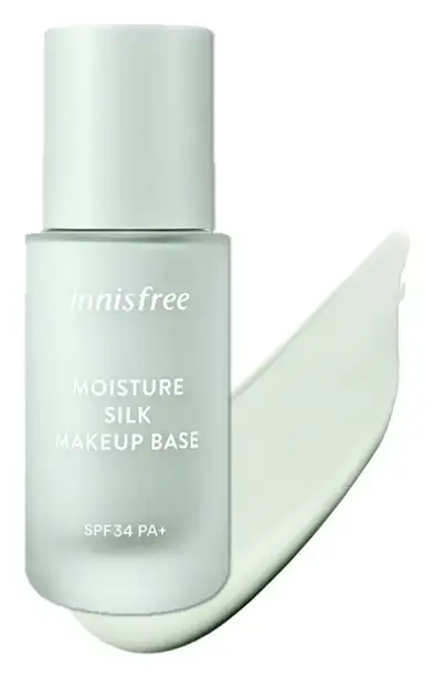 innisfree Moisture Silk Makeup Base SPF34 PA+ Green base