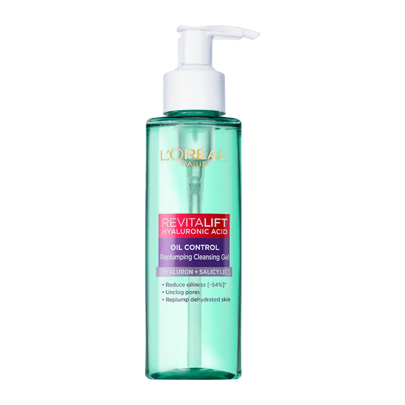 L'Oreal Revitalift Hyaluronic Acid Oil Control Replumping Cleansing Gel Asia