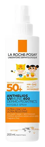 La Roche-Posay Anthelios UV Mune 400 Dermo-Pediatrics Invisible Spray SPF 50+ UK