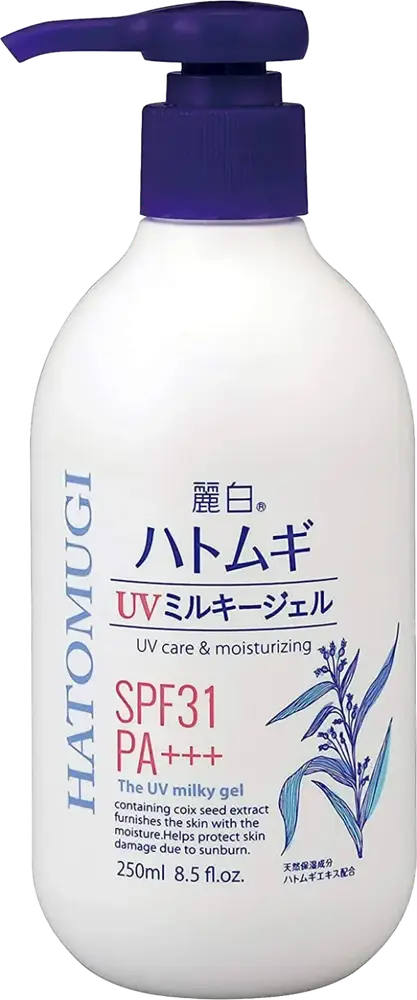 KUMANO COSME Reihaku Hatomugi UV Milky Gel SPF 31 PA+++