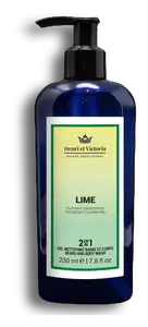 Henri Et Victoria Beard And Body Wash Lime