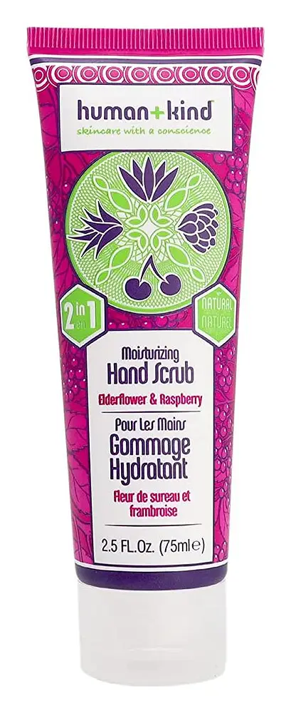 human+kind Hand Scrub Elderflower & Raspberry