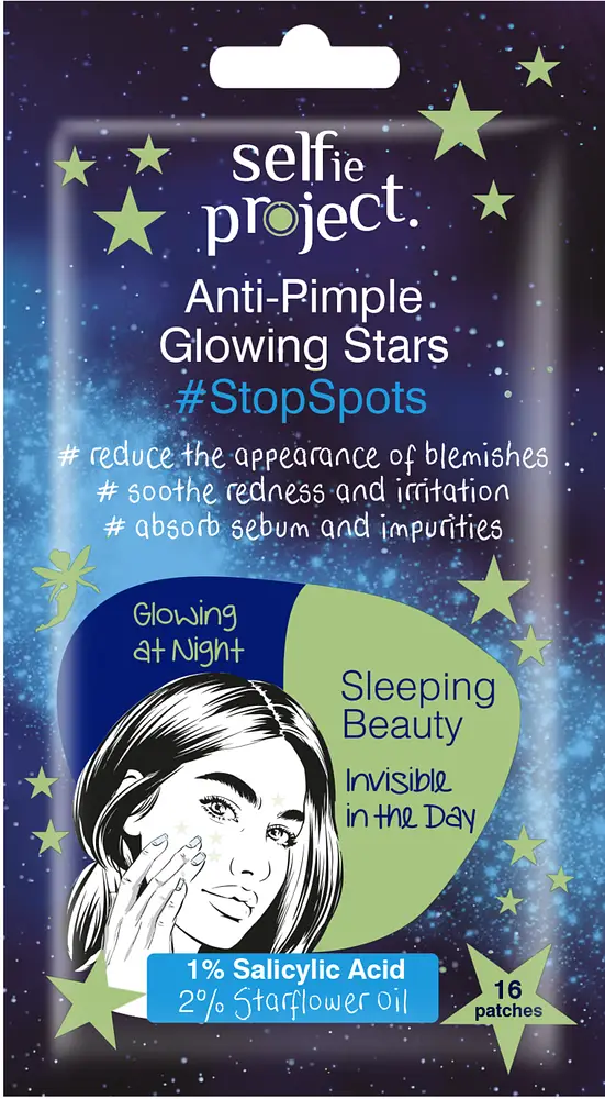 Selfie Project Anti-Pickel Patches Anti Pimple Glowing Stars