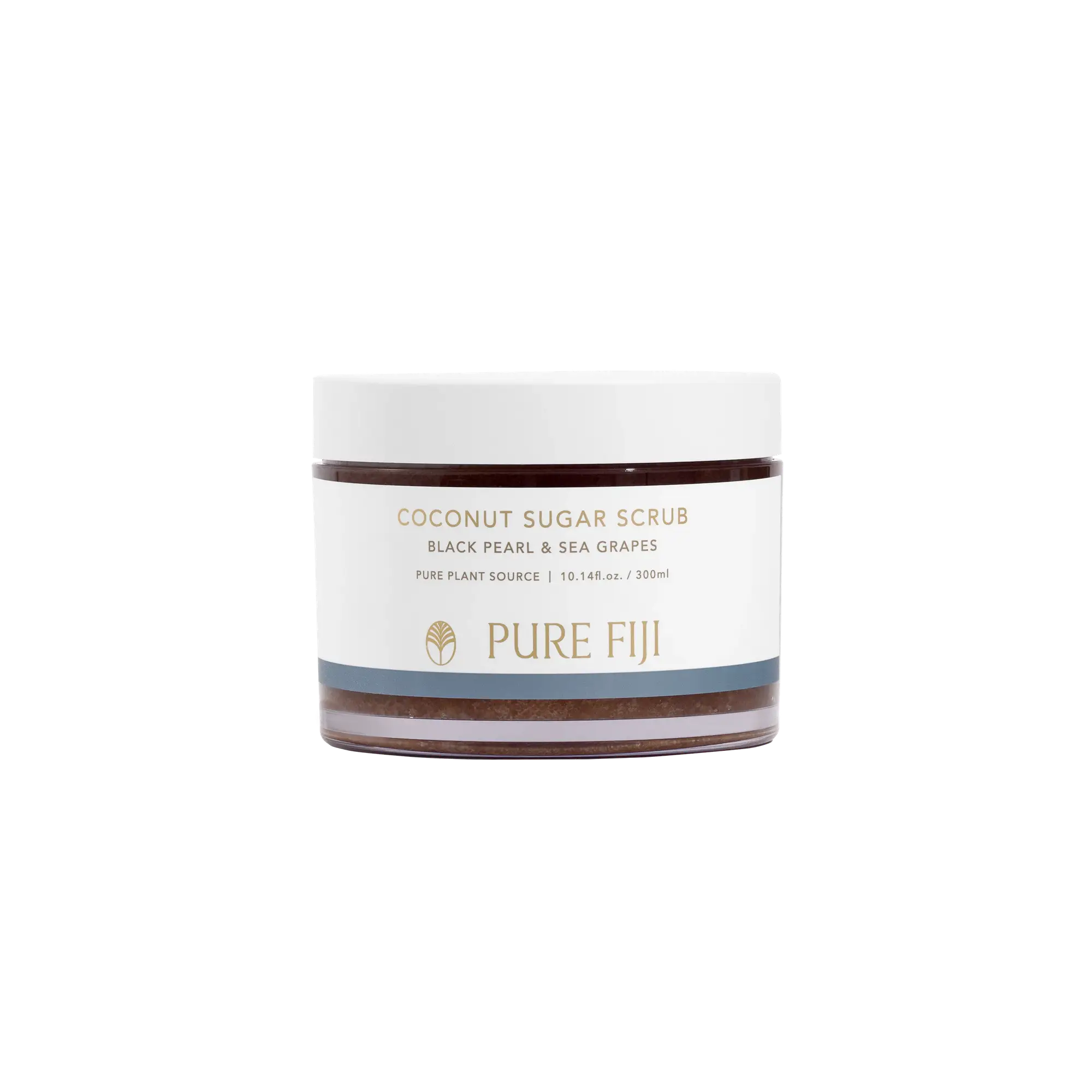Pure Fiji Coconut Sugar Scrub Black Pearl & Sea Grapes