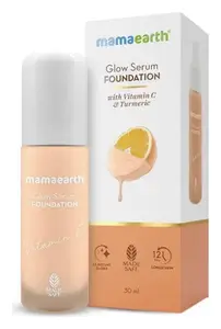 Mamaearth Glow Serum Foundation 01 Ivory