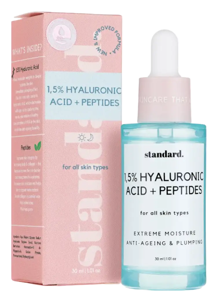 Standard Skin and Beauty Hyaluronic Acid 1,5% & Peptides Serum