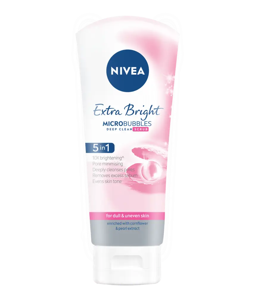 Nivea Extra Bright Microbubbles Scrub Malaysia