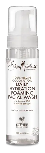 Shea Moisture 100% Virgin Coconut Oil Daily Hydration Foaming Facial Wash