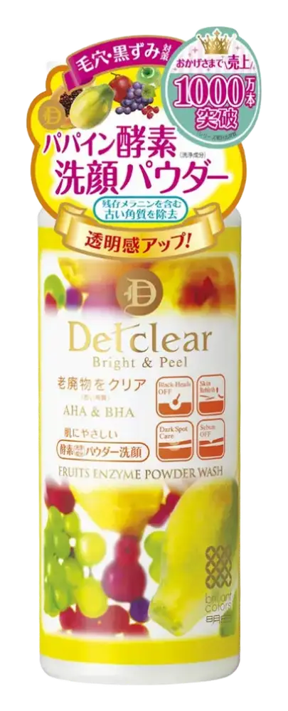 Meishoku Brilliant Colors Detclear Bright & Peel Fruits Enzyme Powder Wash
