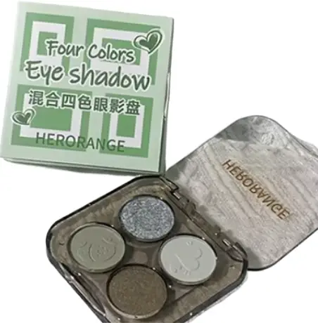 Herorange Four Colors Eyeshadow Meadow Green