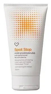 Hjärtats Spot Stop Mild ansiktsskrubb