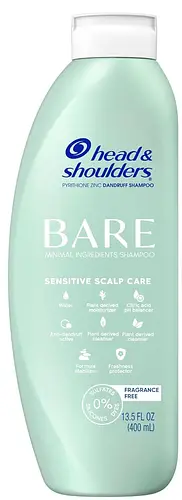Head & Shoulders Bare Sensitive Scalp Care Shampoo Fragrance Free