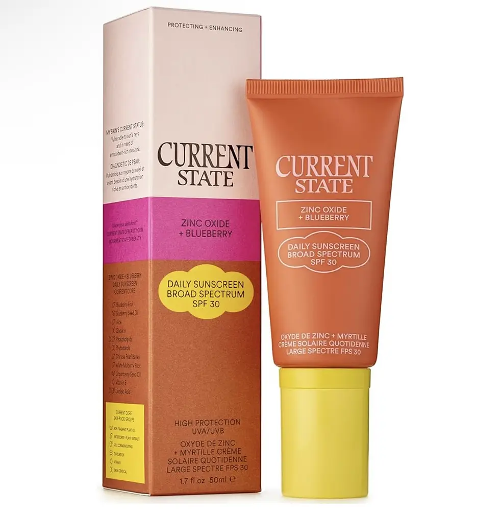 Current State Current State Zinc Oxide + Blueberry Daily Sunscreen Broadspectrum SPF 30