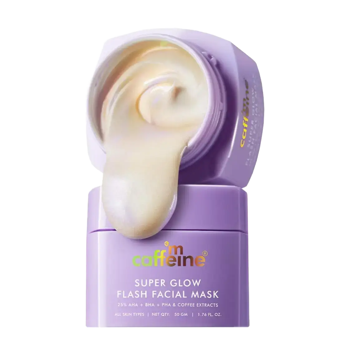 mCaffeine Super Glow Flash Facial Mask