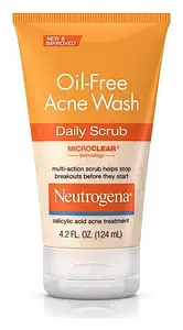 Neutrogena Oil-Free Acne Face Wash Daily Scrub With Salicylic Acid