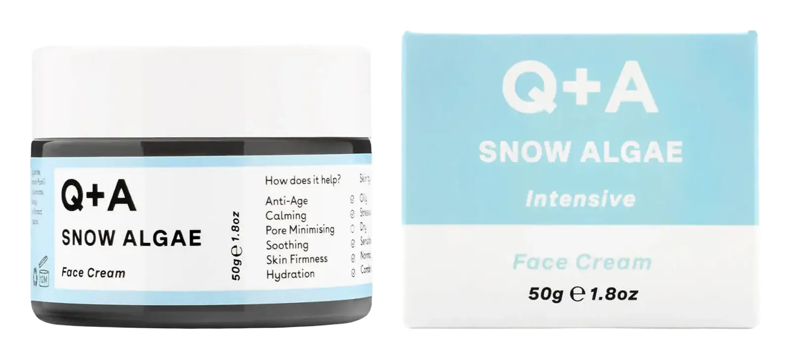 Q + A Snow Algae Intensive Face Cream
