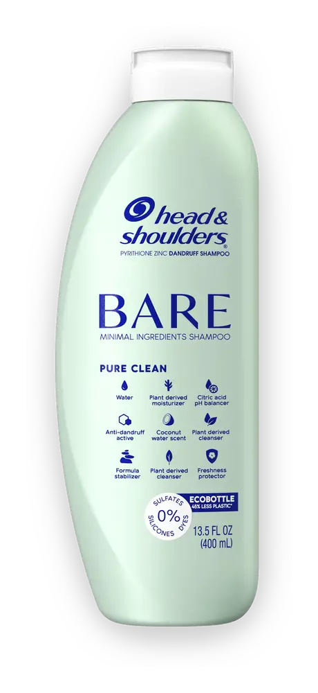 Head & Shoulders Bare Pure Clean Sulfate-Free Dandruff Shampoo USA