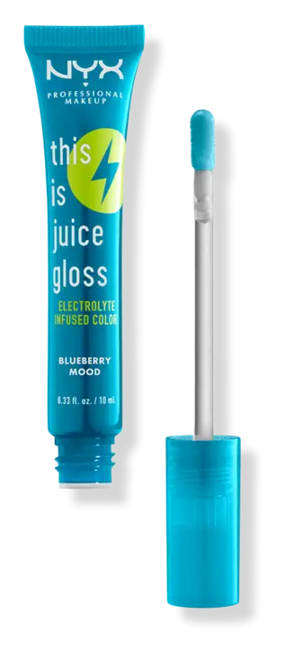 NYX Cosmetics This is Juice Gloss Hydrating Lip Gloss Blueberry Mood